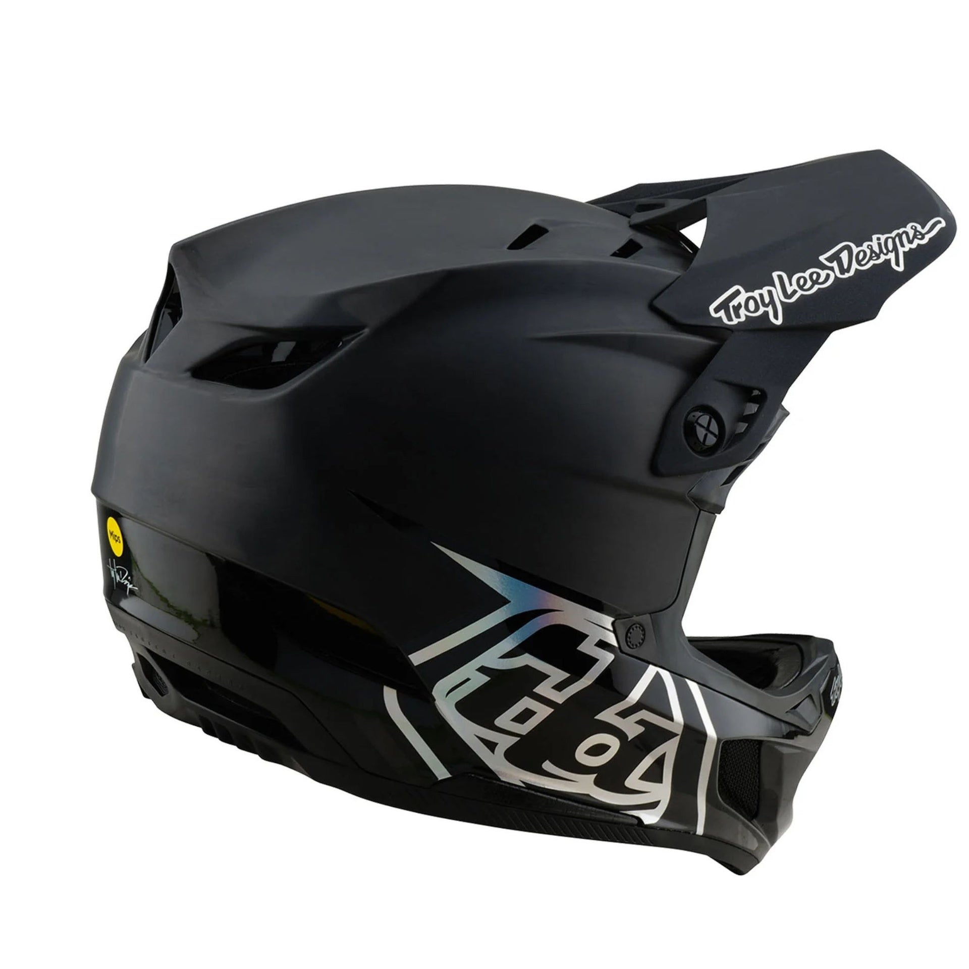 Casco Troy Lee Designs D4 de Carbón Stealth Black